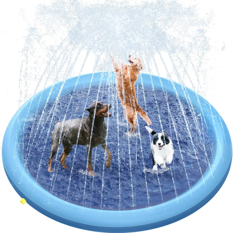 Tapete Splash Pad antiderrapante para cães Pet 170cm