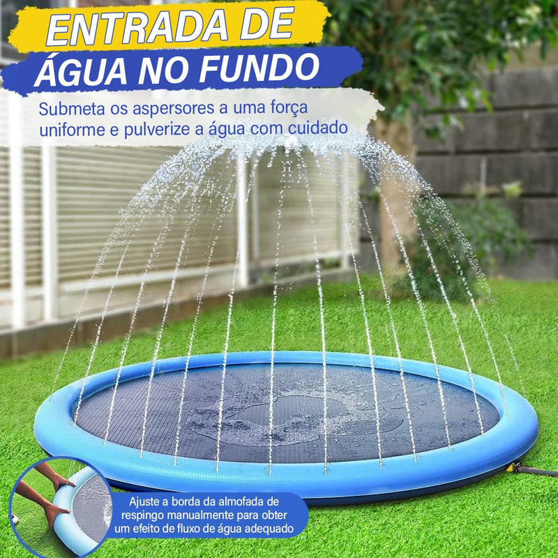 Tapete Splash Pad antiderrapante para cães Pet 170cm