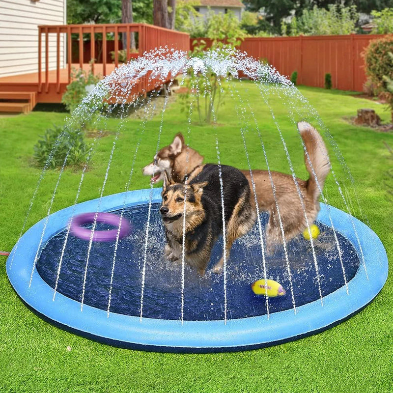 Tapete Splash Pad antiderrapante para cães Pet 170cm