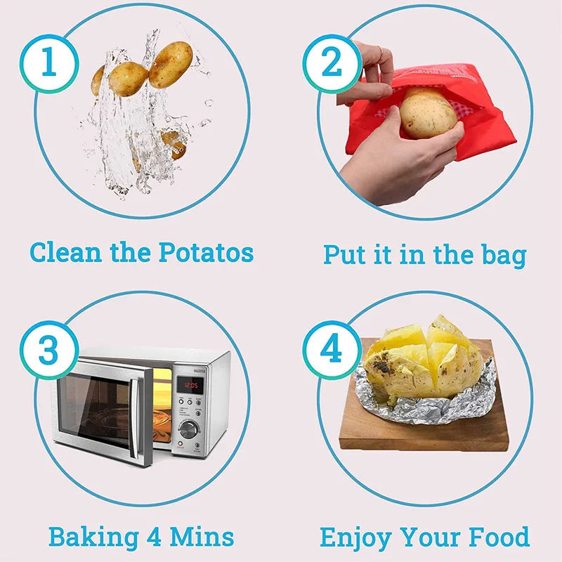 Potato Magic – Bolsa para Batatas Perfeitas em Minutos!